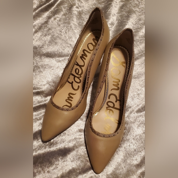 Sam Edelman Shoes - Sam Edelman pumps heels nude studs 8.5